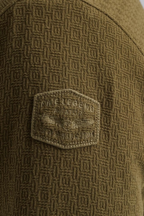 PME legend groene heren overhemd | Unique Selling Point