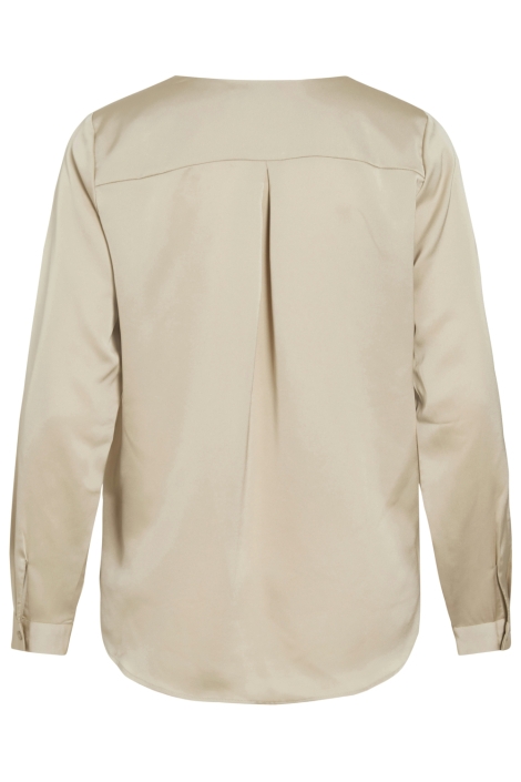 Vila beige dames blouse | Achteraanzicht