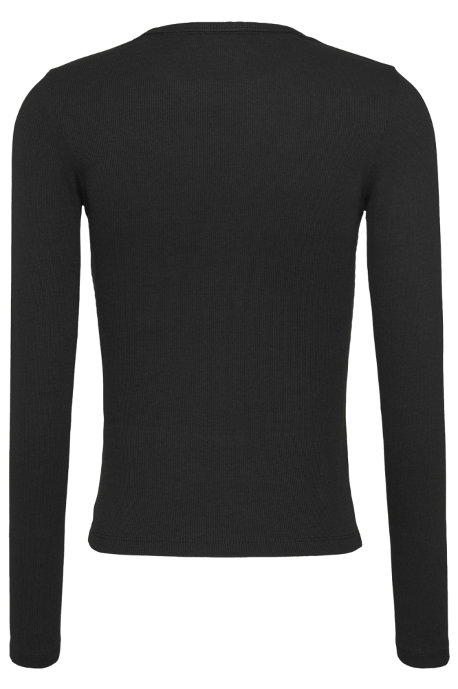 Tommy Jeans zwarte dames t-shirt | Achteraanzicht