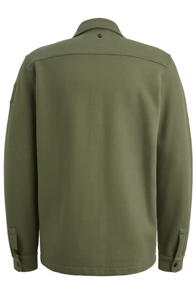 PME legend groene heren overhemd | Achteraanzicht