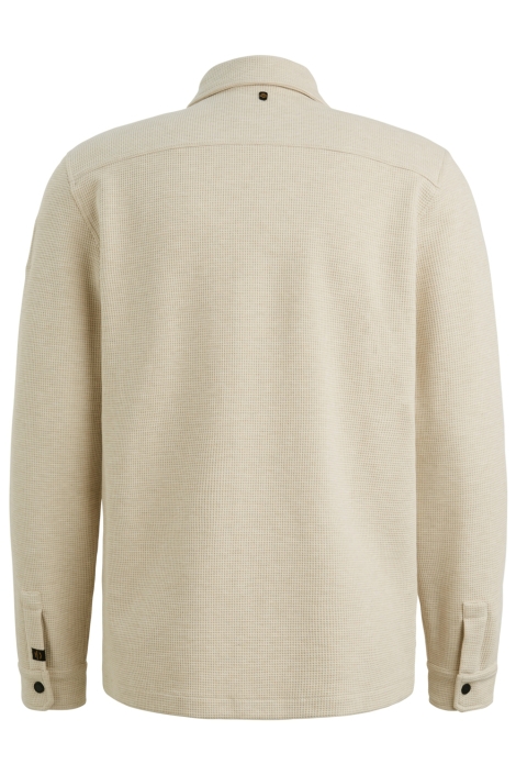 PME legend beige heren overhemd | Achteraanzicht