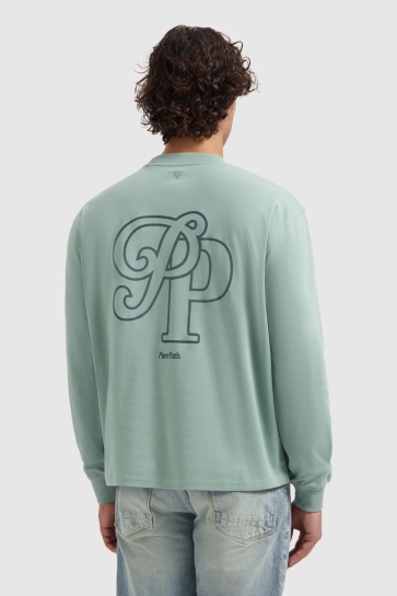 Pure Path T-shirt BOXY FIT 25030126 10 Army Green