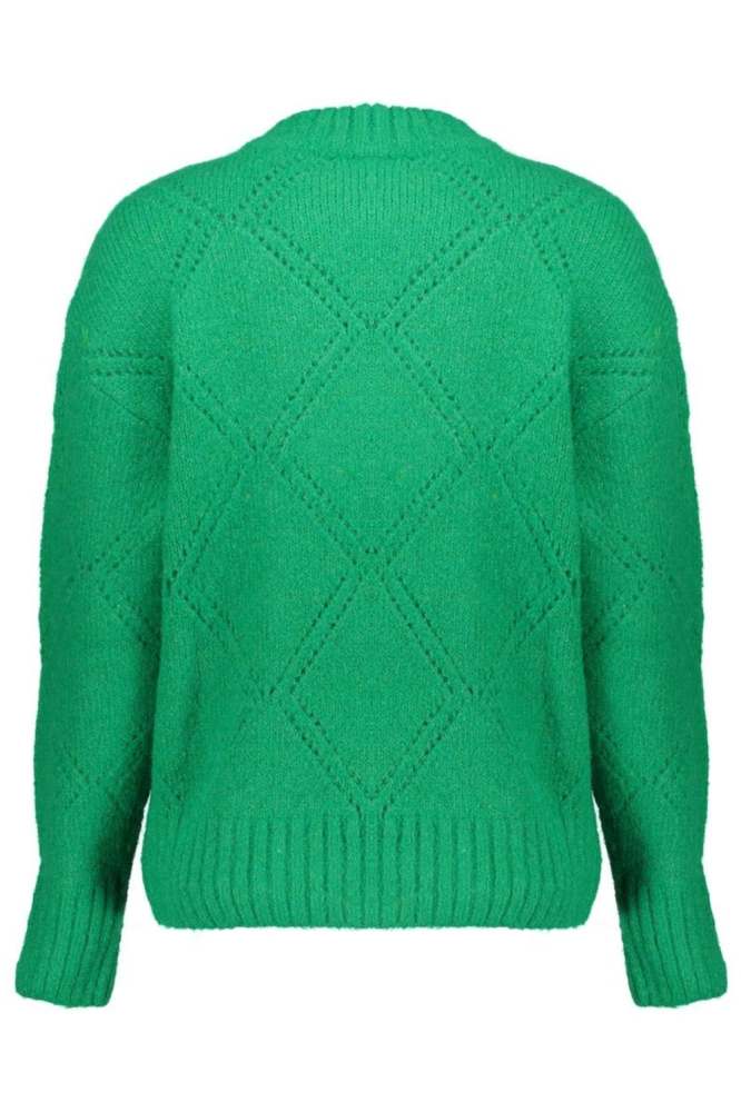 Geisha groene dames trui | Achteraanzicht