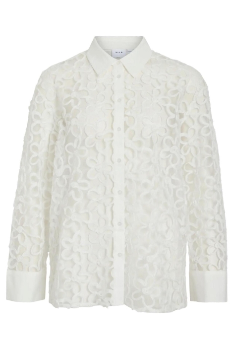 Vila witte dames blouse | Vooraanzicht