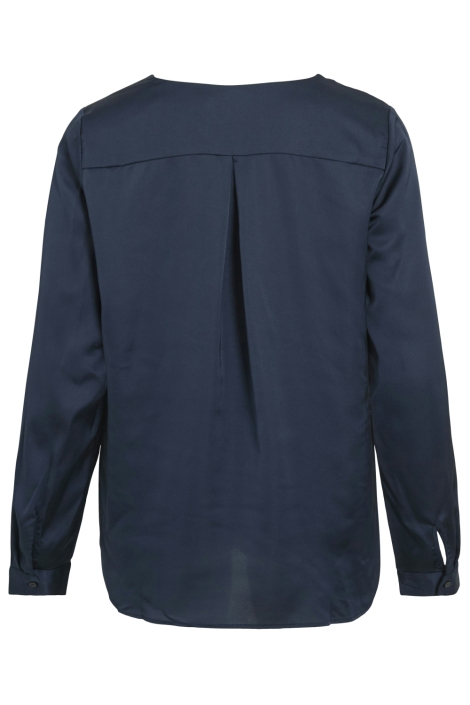 Vila blauwe dames blouse | Achteraanzicht