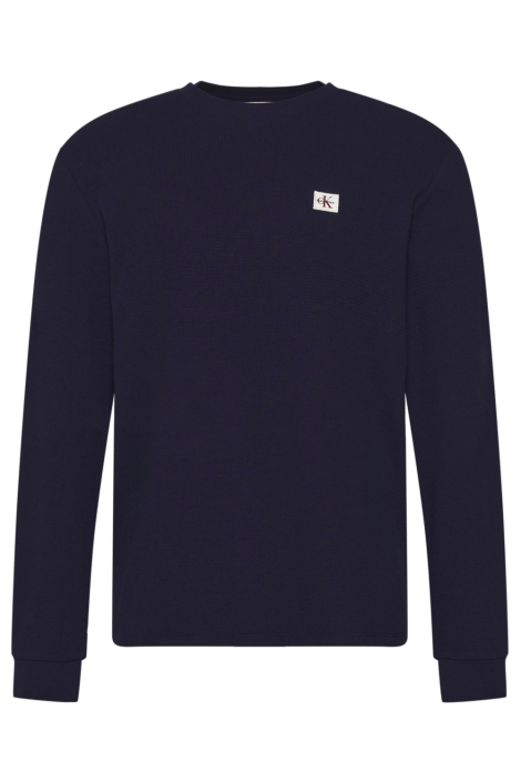 Calvin Klein blauwe heren trui | Vooraanzicht