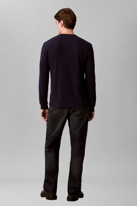 Calvin Klein blauwe heren trui | Model