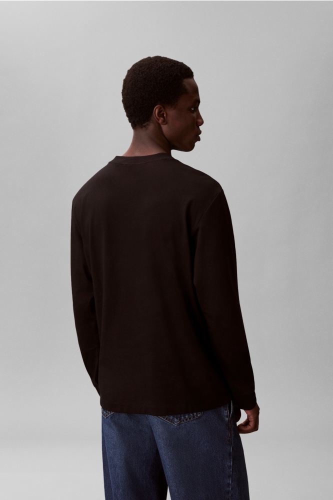 Calvin Klein zwarte heren t-shirt | Model achteraanzicht