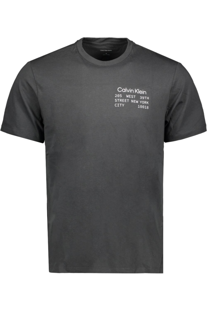 Calvin Klein zwarte heren t-shirt | Vooraanzicht