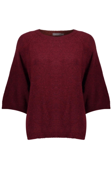 Geisha bordeaux dames trui | Vooraanzicht