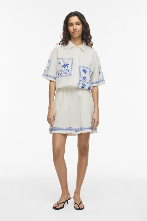 Vila witte dames blouse | Model