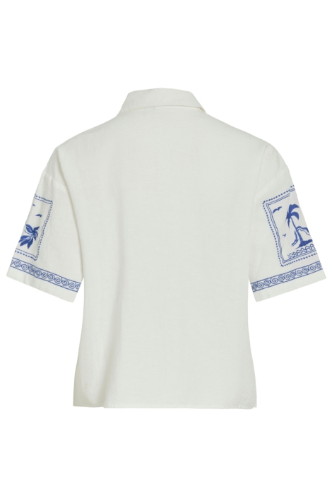 Vila witte dames blouse | Achteraanzicht