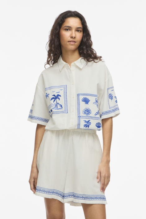 Vila witte dames blouse | Model