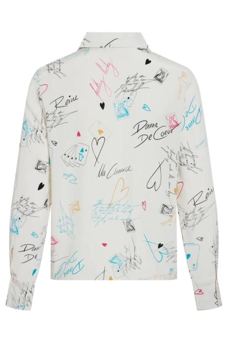 Vila witte dames blouse | Achteraanzicht