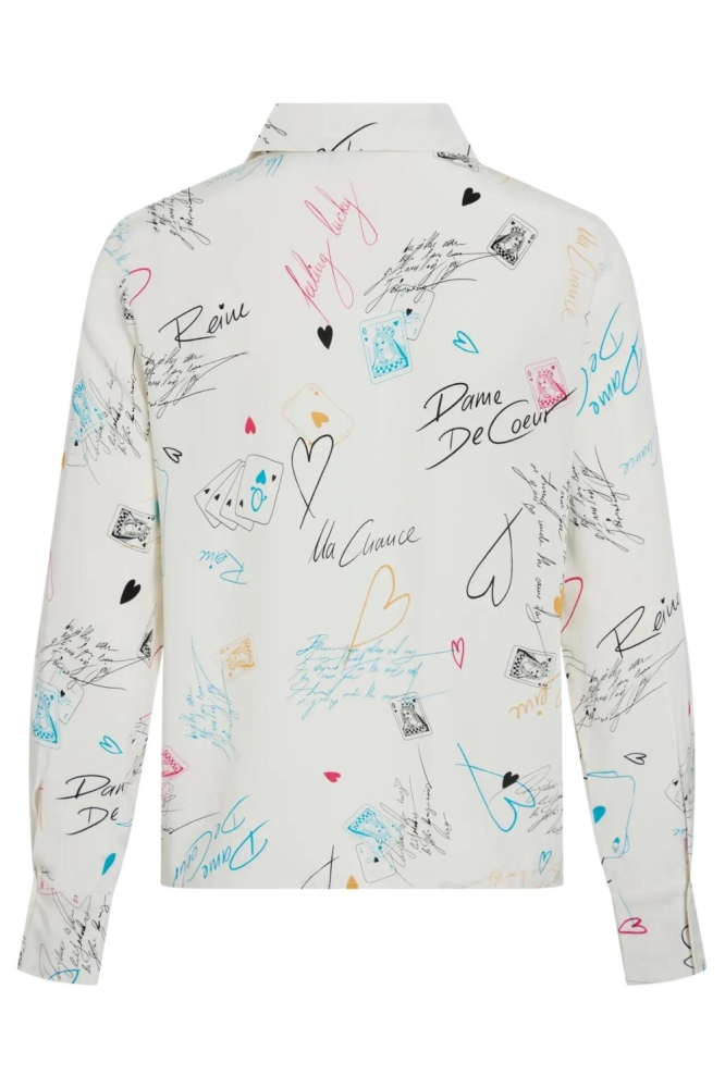 Vila witte dames blouse | Achteraanzicht