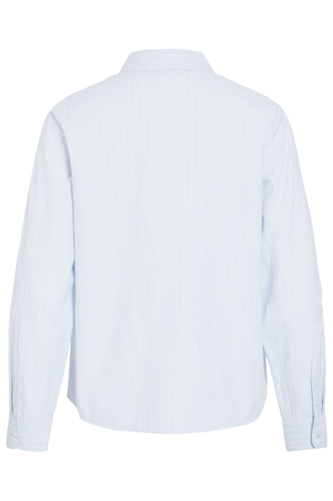 Vila blauwe dames blouse | Achteraanzicht