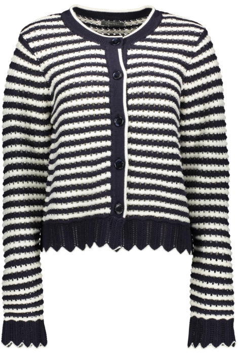 Geisha blauwe dames vest | Vooraanzicht