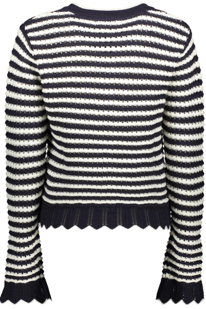 Geisha blauwe dames vest | Achteraanzicht