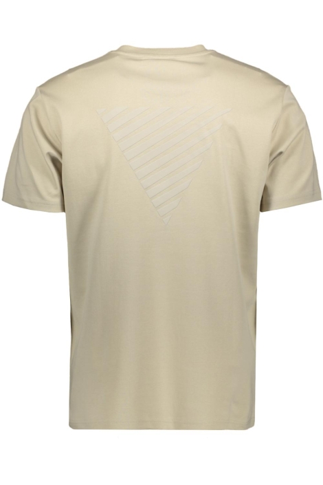 Pure Path zand heren t-shirt | Achteraanzicht