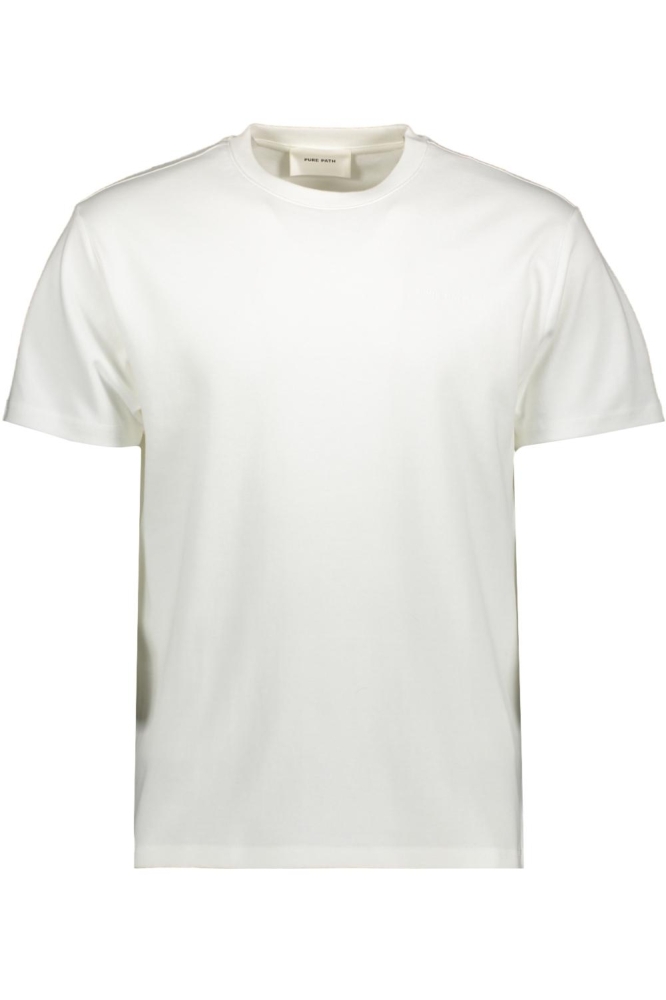 Pure Path witte heren t-shirt | 