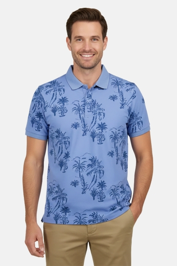 Cars Polo SOMO POLO PRINT GREY BLUE 69571 GREY BLUE