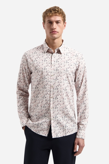NO-EXCESS shirt allover printed Roze