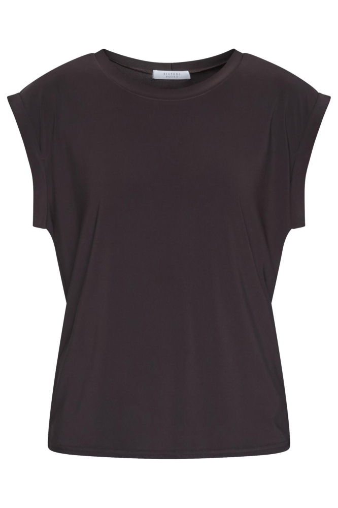 SisterS point bruine dames t-shirt | Vooraanzicht