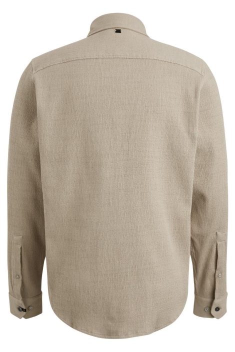 Vanguard beige heren overhemd | Achteraanzicht