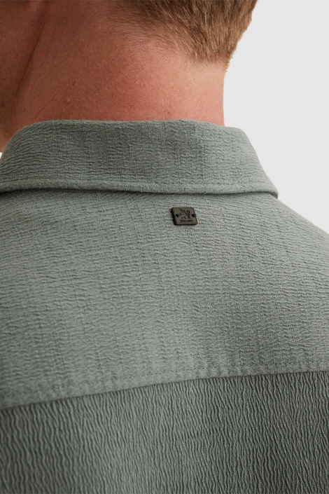 Vanguard blauwe heren overhemd | Close up