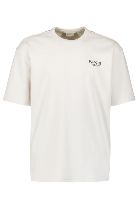 NO-EXCESS witte heren t-shirt | Vooraanzicht