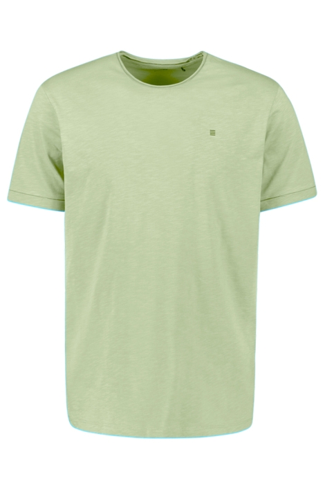 NO-EXCESS groene heren t-shirt | Vooraanzicht