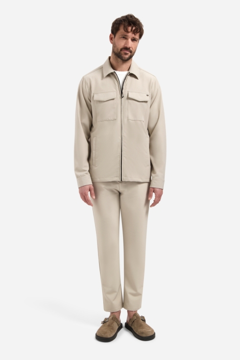 NO-EXCESS beige heren overhemd | Model