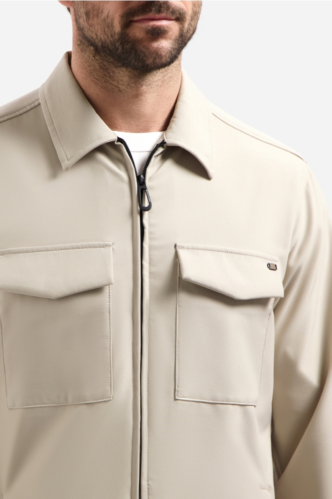 NO-EXCESS beige heren overhemd | Close up