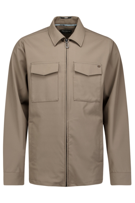 NO-EXCESS groene heren overhemd | Vooraanzicht