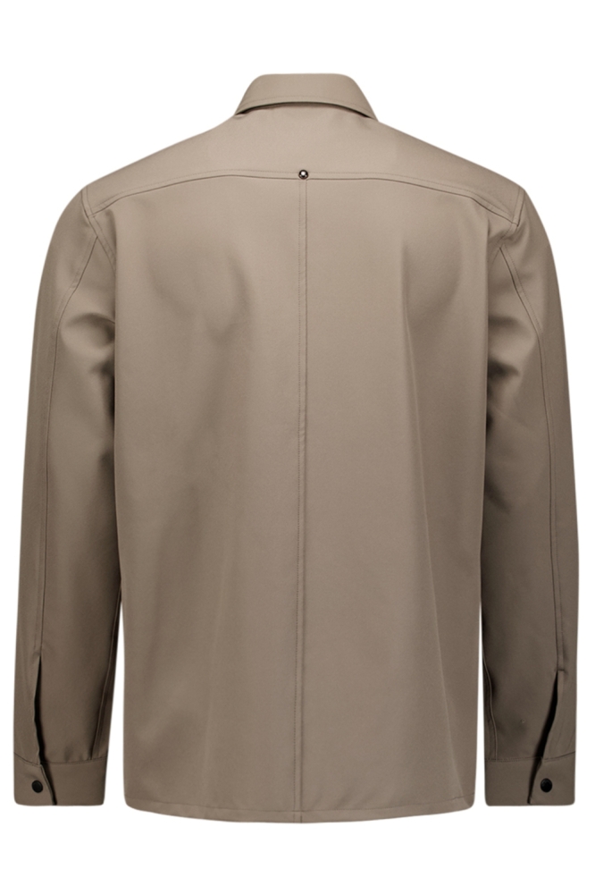 NO-EXCESS groene heren overhemd | Achteraanzicht