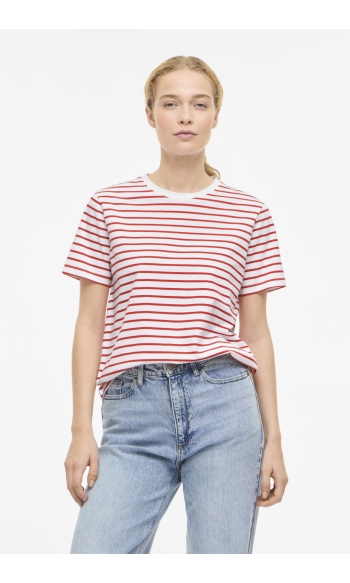 VINORA S/S YD T-SHIRT - NOOS 14107264 Hibiscus/OPT 2 BRIG