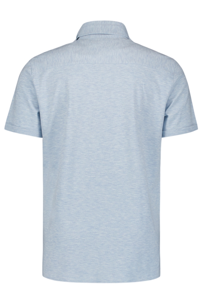 NO-EXCESS blauwe heren overhemd | Achteraanzicht