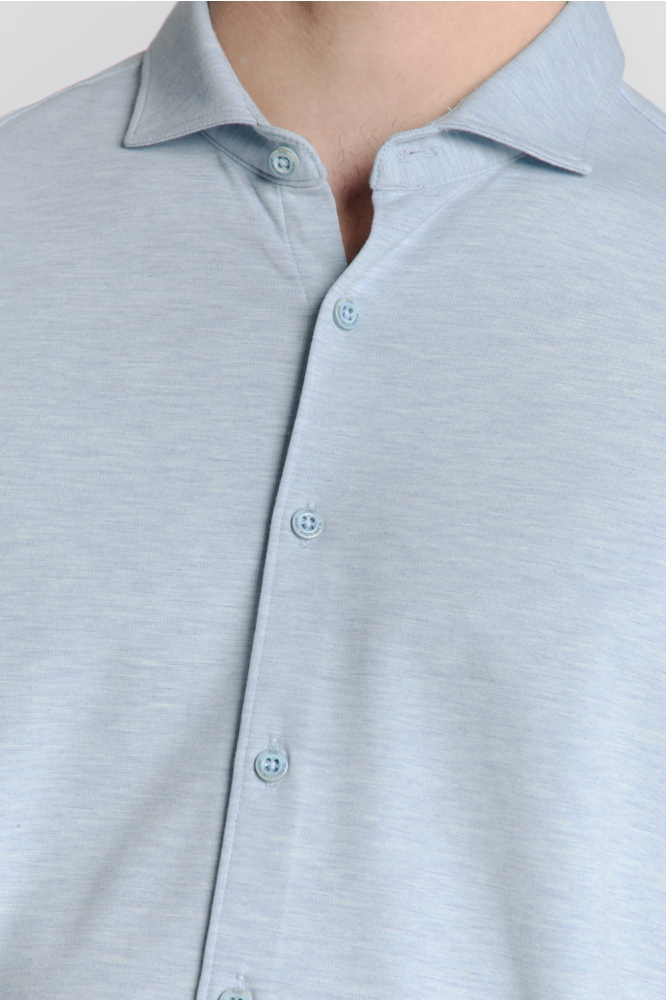 NO-EXCESS blauwe heren overhemd | Kleurstaal