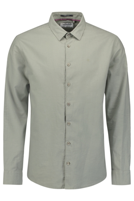 NO-EXCESS groene heren overhemd | Vooraanzicht