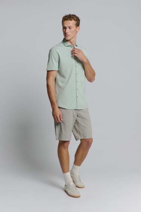 NO-EXCESS groene heren overhemd | Model