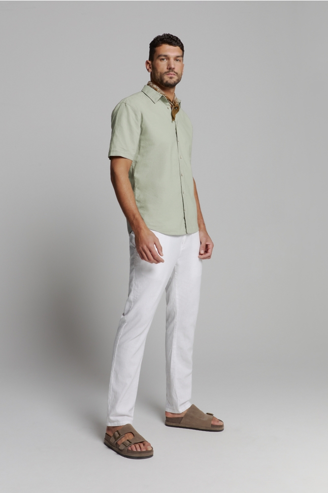 NO-EXCESS groene heren overhemd | Model