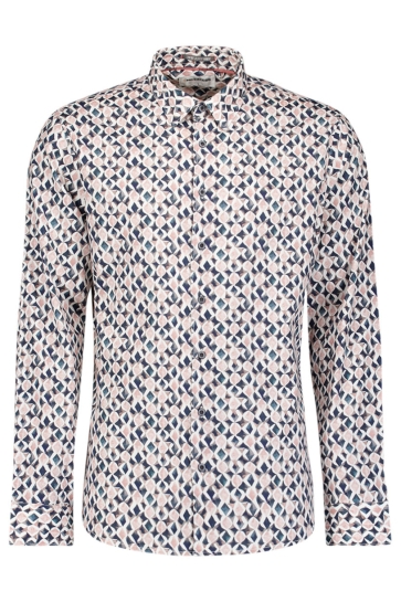 NO-EXCESS Overhemd OVERHEMD MET ALLOVER PRINT 31430216 346 LIGHT MAUVE