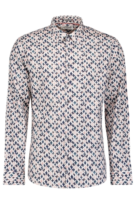 NO-EXCESS roze heren overhemd | Vooraanzicht