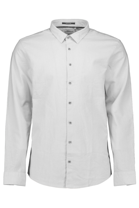 NO-EXCESS witte heren overhemd | Vooraanzicht