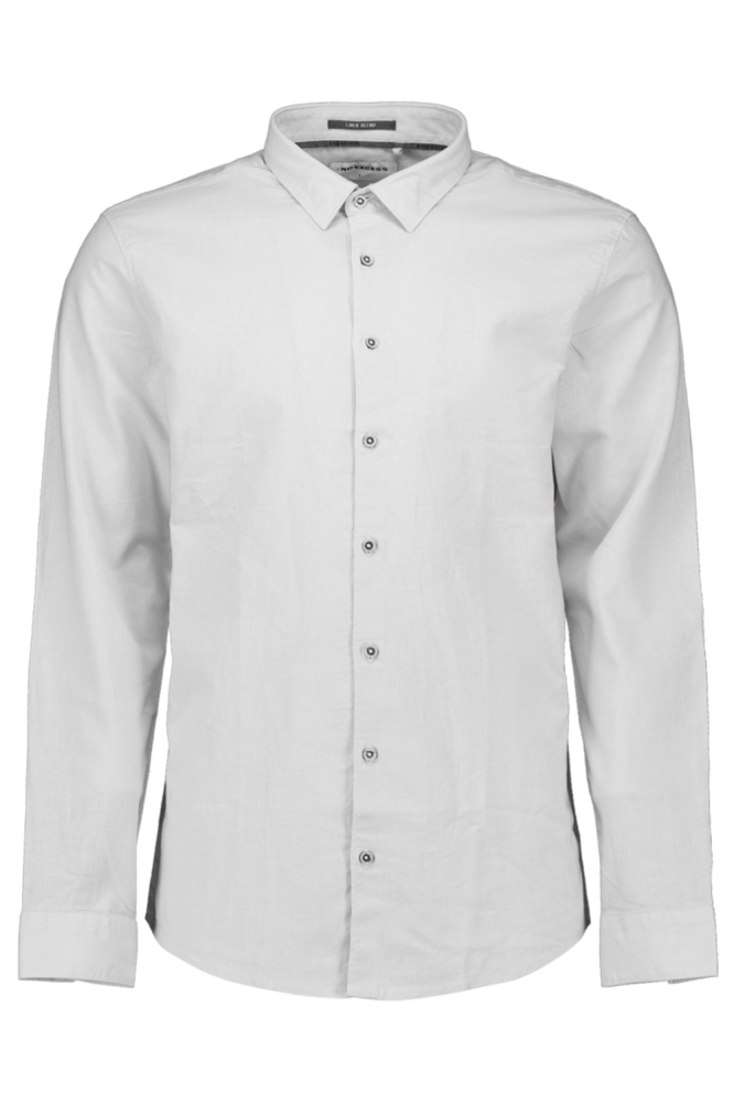 NO-EXCESS witte heren overhemd | Vooraanzicht