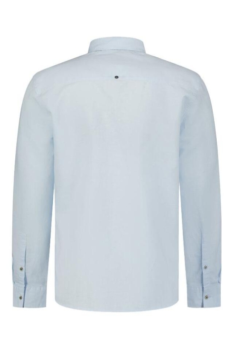 NO-EXCESS blauwe heren overhemd | Achteraanzicht