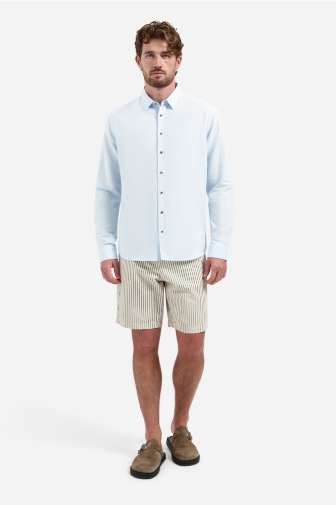 NO-EXCESS blauwe heren overhemd | Model