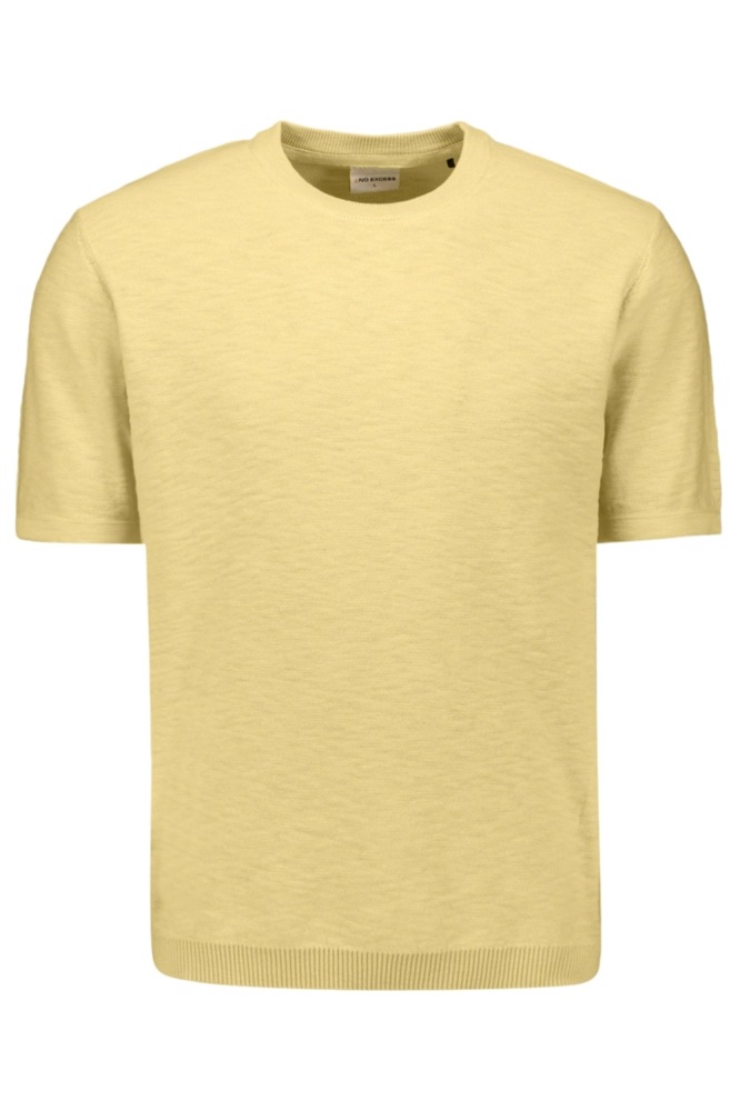 NO-EXCESS gele heren t-shirt | Vooraanzicht
