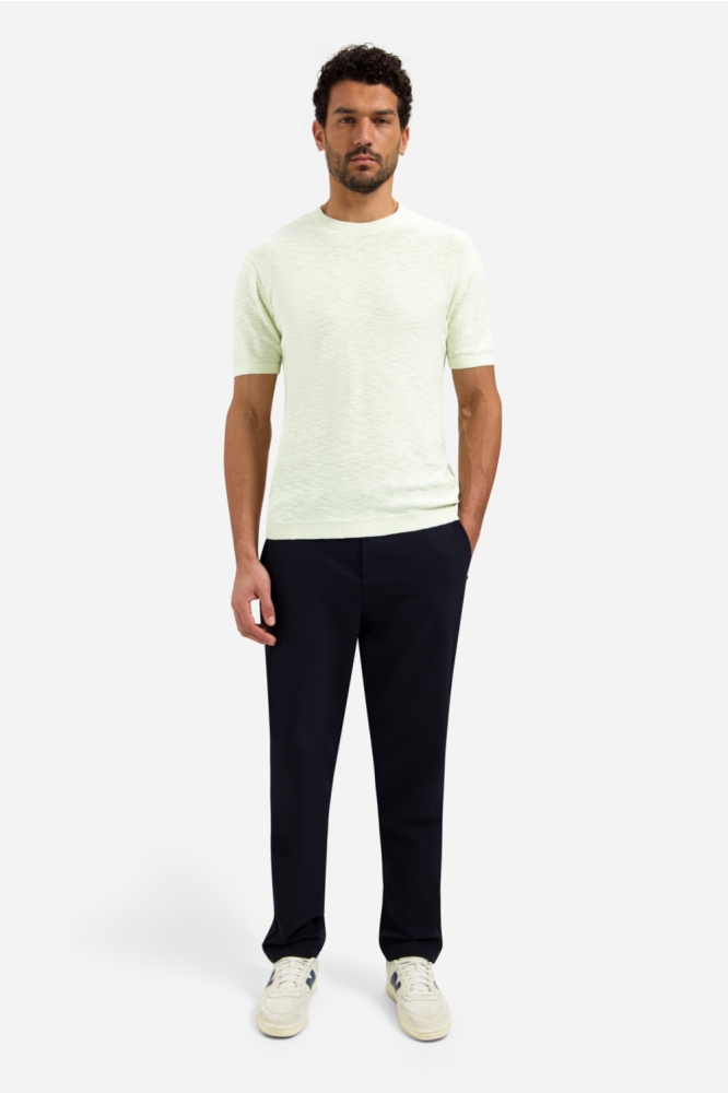 NO-EXCESS groene heren t-shirt | Model