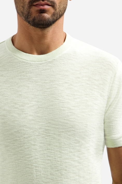 NO-EXCESS groene heren t-shirt | Close up